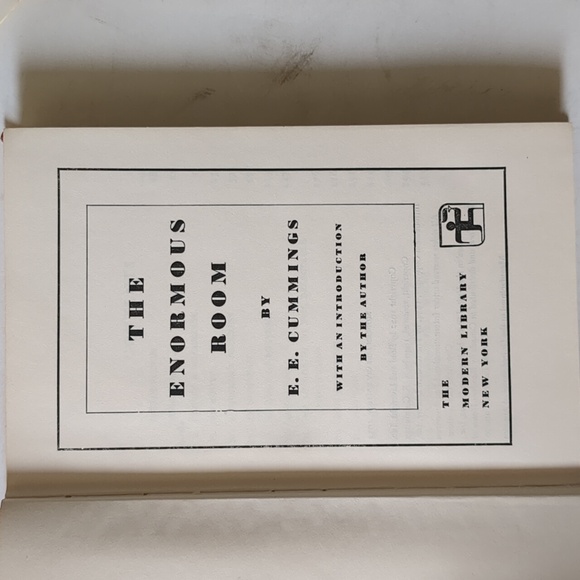 The Enormous Room - E.E. Cummings - 1934 Modern Library ed. - Picture 7 of 11